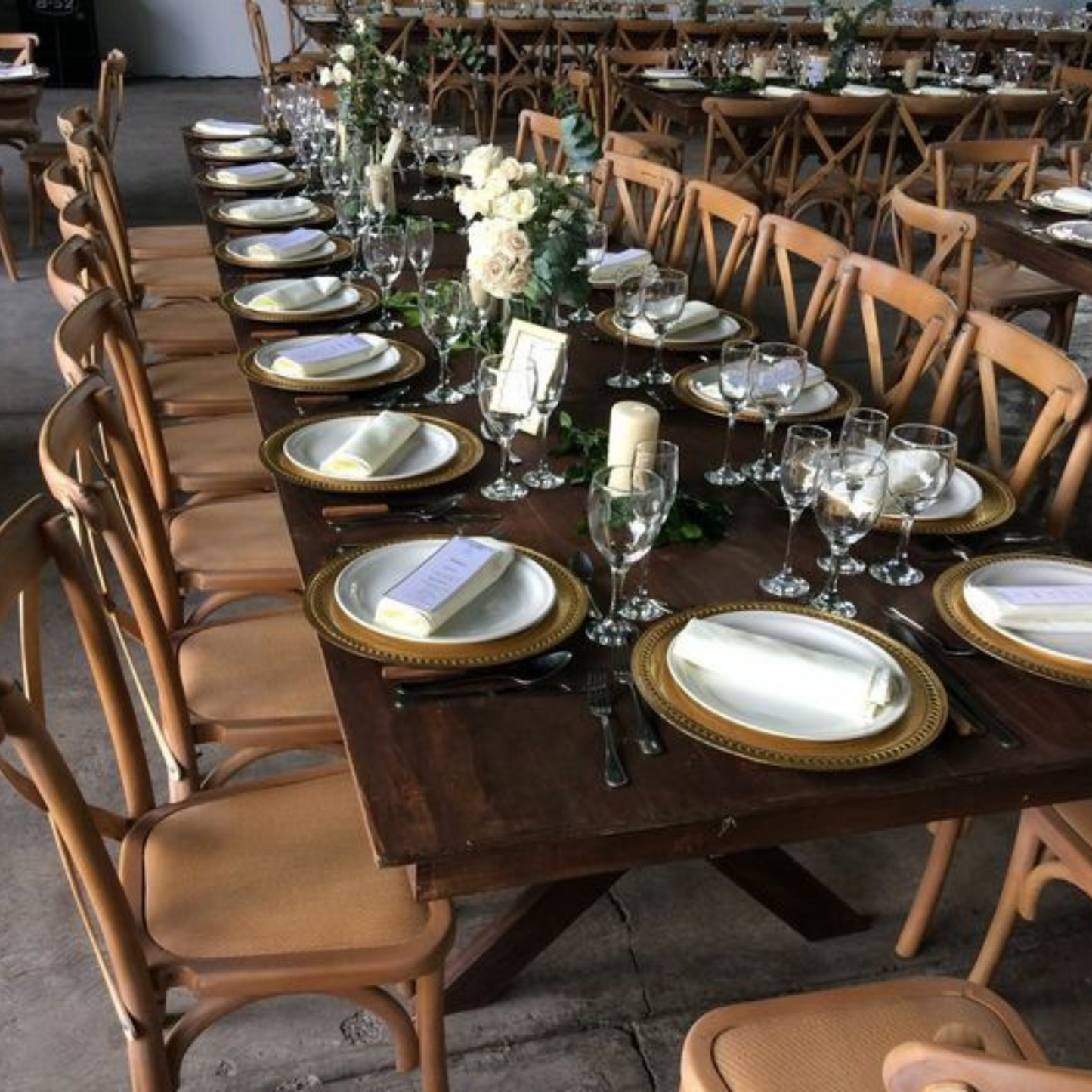 Silla Crossback - Sillas Para Banquetes