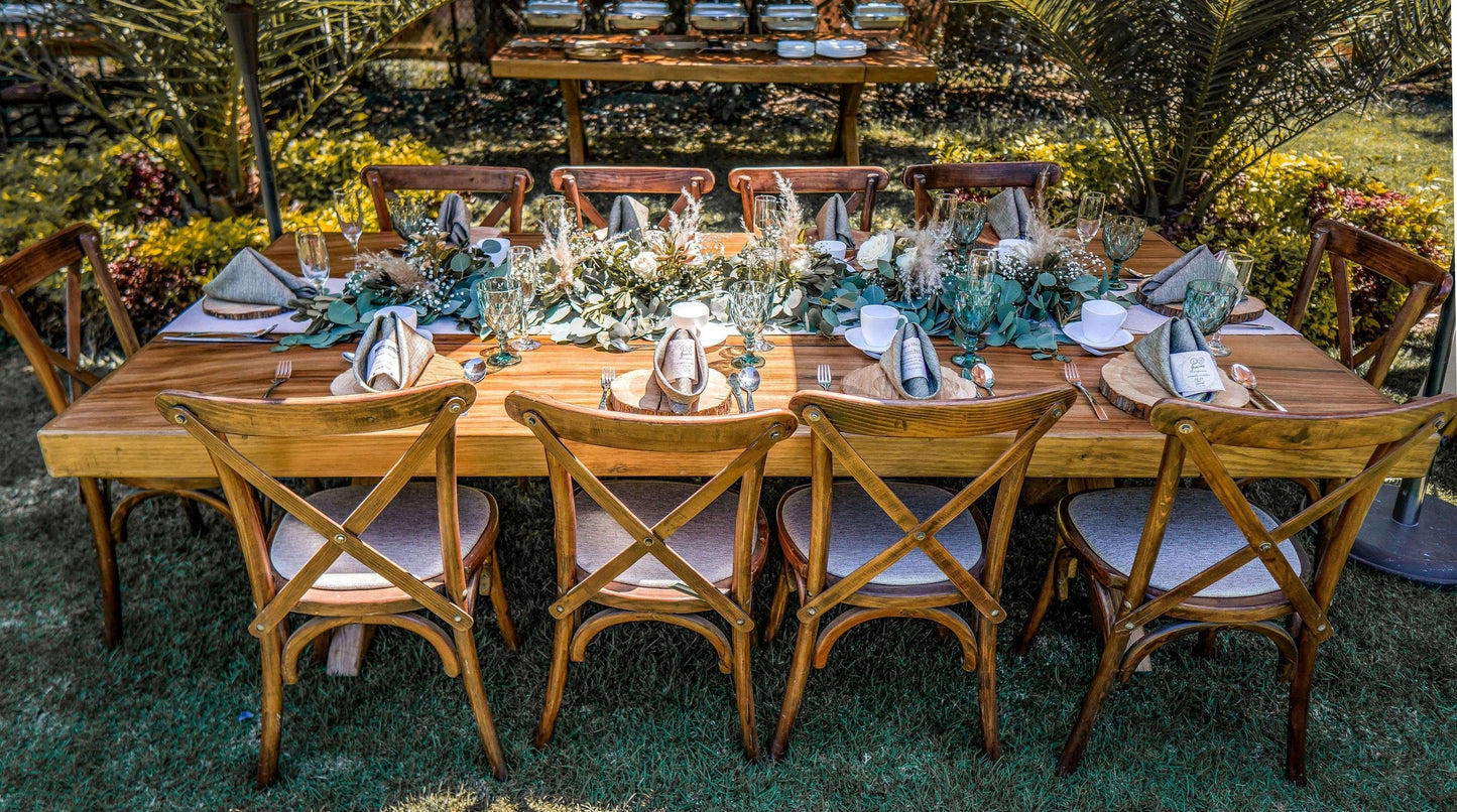 Mesa Rustica CDMX - Mesas para Banquetes